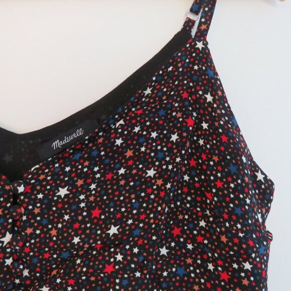 MADEWELL Button-Down Cami in Starry Night Starry Dark Mediterranean - Size 0 - Picture 3 of 11